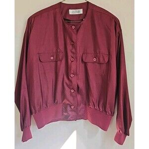 Vintage Sisters Point Garwin Josephine Jacket Maroon Size L